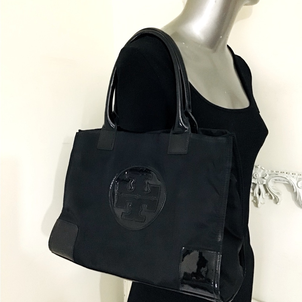 Tory Burch Small Ella Tote Bag Purse - Picture 5 of 10